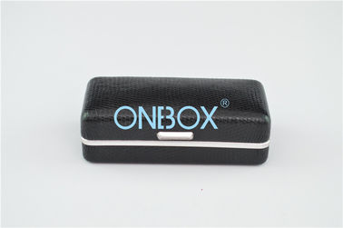 Small Metal Packaging Presentation Boxes For Cufflink With Decorative Boarders