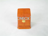 Orange Elegant Perfume Bottle Boxes Custom Prainted with Open Doors