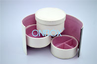 High End Jewelry Collection Box In White PU /  Lady Christmas Gift Box