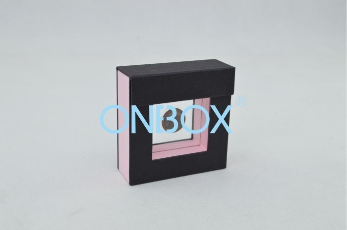 Paper Clear Window Coin Display Box / Small Foldable Gift Box