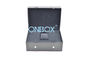 Black PU Leather Watch Boxes High End Jewelry Packaging With Removable Pillow